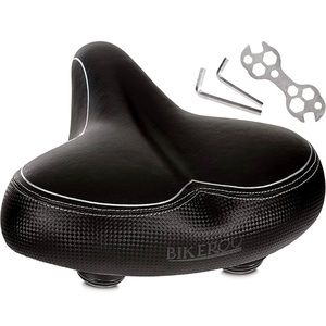 Bikeroo Oversized Bike Seat - Compatible with Peloton, exercise, and road bikes!